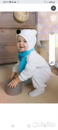 Новогодний костюм для мальчика 74-92 рост