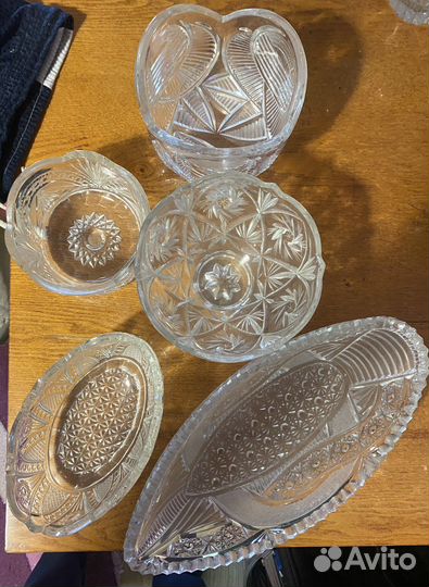 Ваза хрустальная