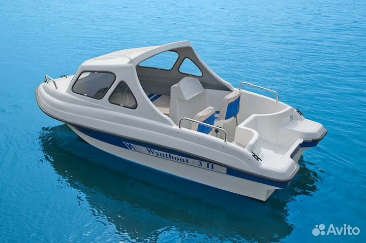 Новый катер с полурубкой Wyatboat 3П длина 4.7 м
