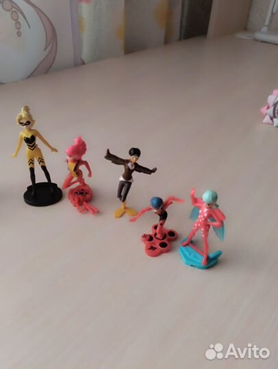 Фигурки леди баг, супер кот из киндера 12 шт