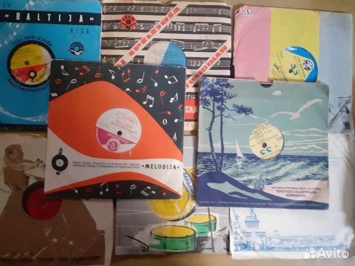 Грампластинки СССР 50 х годов