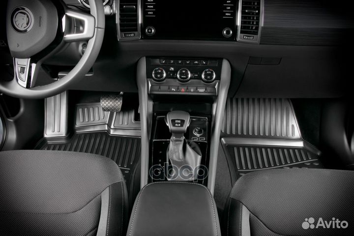 Коврики 3D в салон полиуретан (повышенная износ