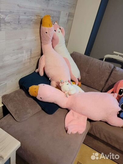 Гуси, стич, кот Батон, гусеница Хаги Ваги, кот