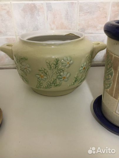 Цветочные горшки, алоэ