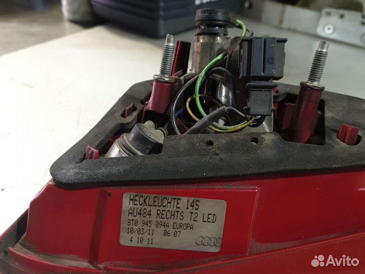 Для ауди а5 фонарь внутренний правый
