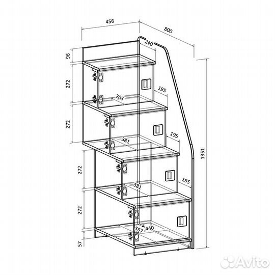 Кровать чердак