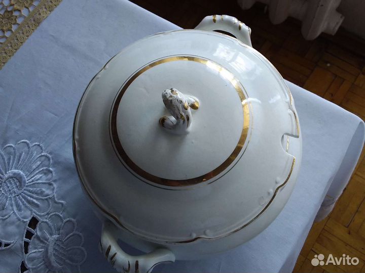 Фарфоровая супница СССР