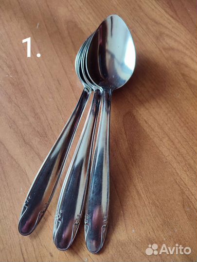 Ложки столовые нержавейка и алюминий СССР