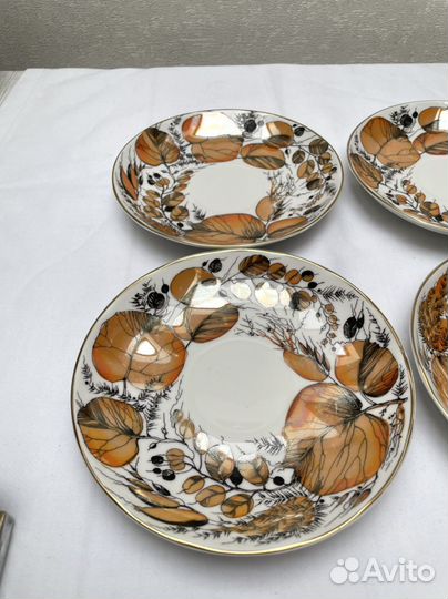 Блюдца лфз Золотая осень