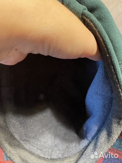 Кепка с шарфом