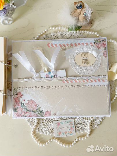 Свадебный фотоальбом(ручная работа)