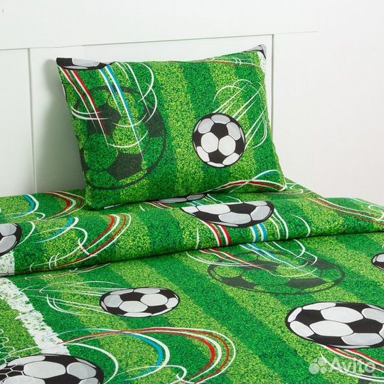 Постельное бельё Этель 1,5 сп 'Футбол' 143х215 см