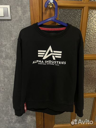 Свитшот alpha industries оригинал