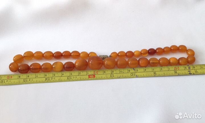 Янтарные Бусы Оливы Натуральный Янтарь винтаж СССР