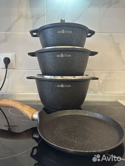 Посуда Kukmara,Кукмара,индукция,кастрюля,сковорода