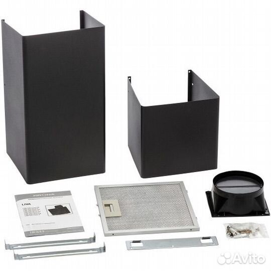 Вытяжка настенная Krona Liva 500 S черный