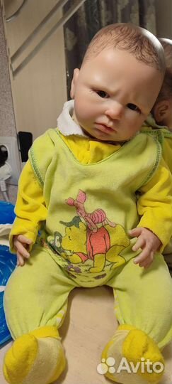 Кукла реборн силиконовая мальчик