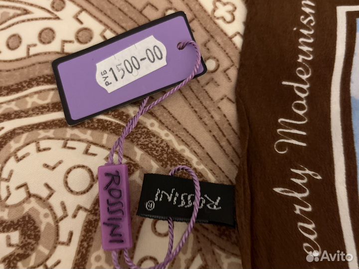 Платок натуральный шелк новый