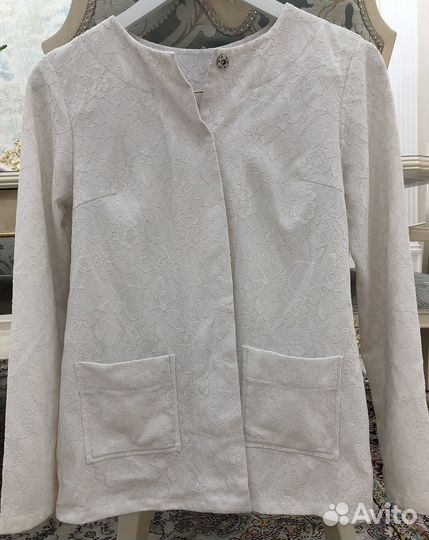 Пиджак женский белый 42 44