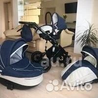 Коляска 3 в 1 Verdi Faster джинс