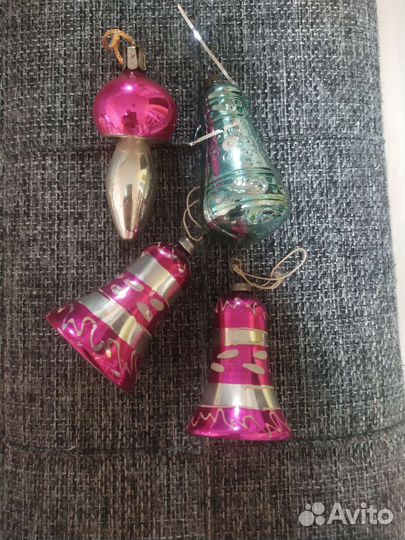 Елочные игрушки из СССР