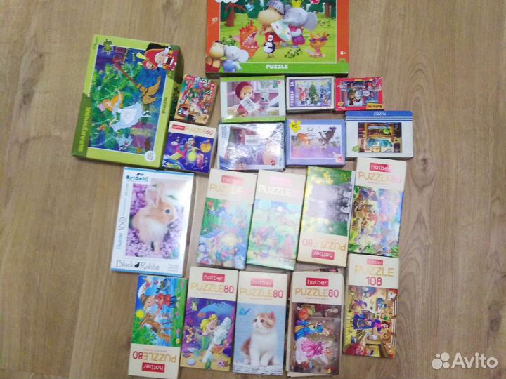 Пазлы пакетом 6+