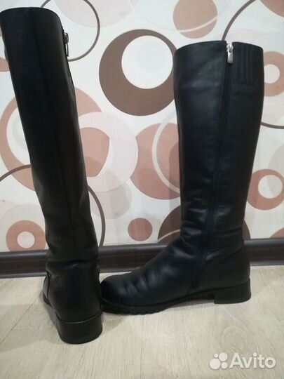 Сапоги женские натуральная кожа 38