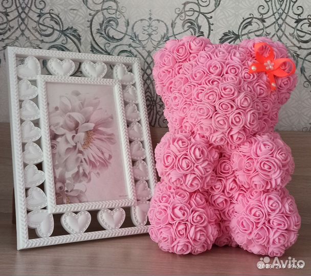 Мишка из роз