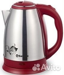 Чайник металлический Sakura SA-2134 S нерж 1,8л