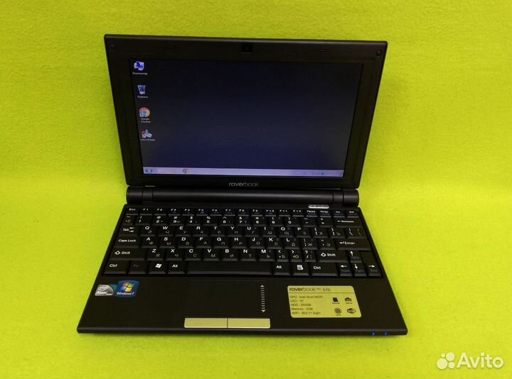 Нетбук RoverBook для работы учебы Windows/4 ядра