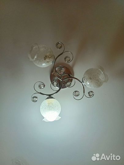 Люстра потолочная бу