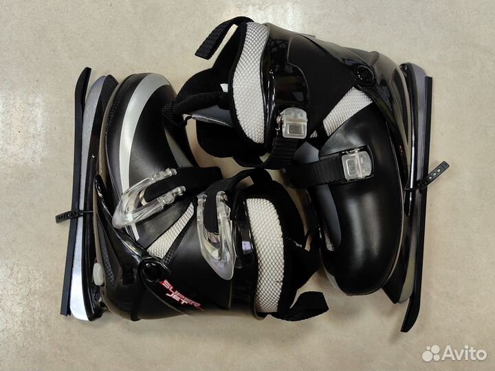 Коньки ледовые раздвижные Super Jet