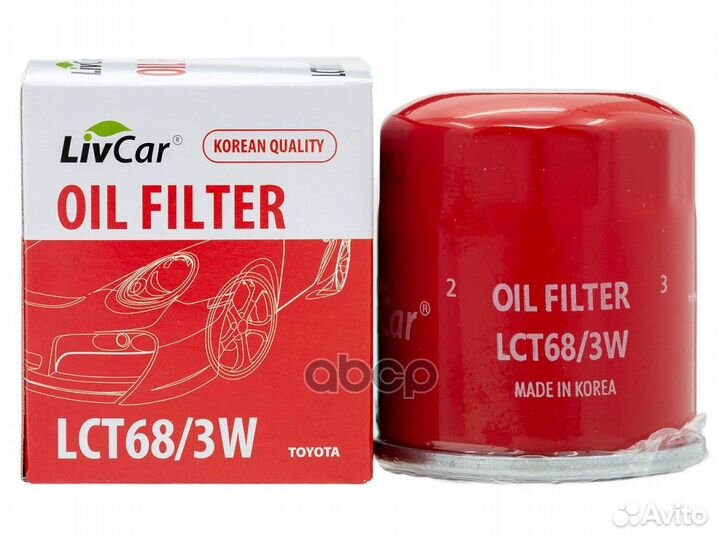 Фильтр масляный LivCar OIL filter LCT68/3W