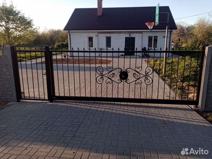 Ворота откатные, распашные, козырьки, балконы, лес