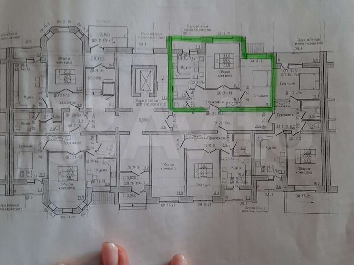 2-к. квартира, 60,1 м², 1/7 эт.