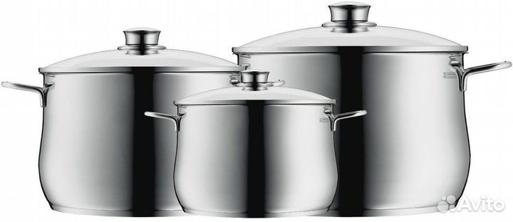 Набор кастрюль WMF (3 шт.) - новый