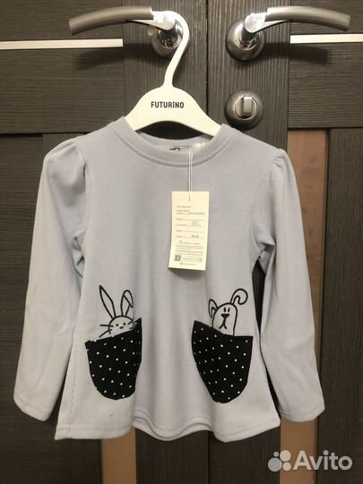Кофта весенняя новая для девочек 3 4 5 6 лет