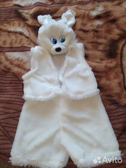 Новогодний костюм зайца и белки