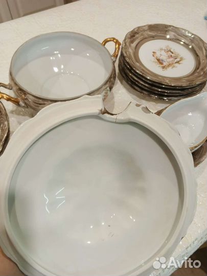 Набор столовой посуды фарфор