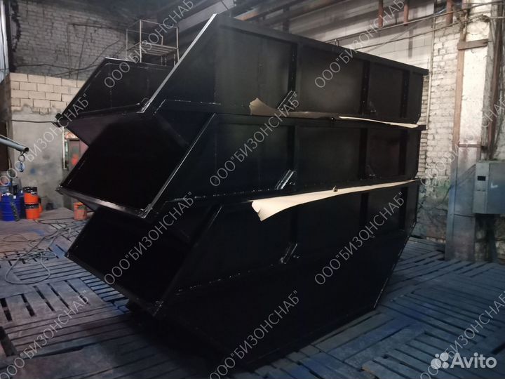 Бункер мусорный из металла 8 м3 Арт 2144