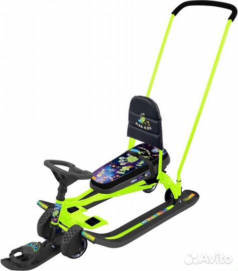 Снегокат с колесами