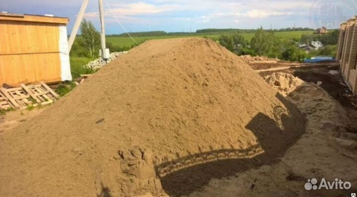 Песок, щебень