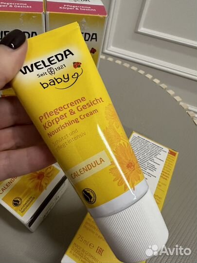 Weleda детский крем с календулой 75 мл