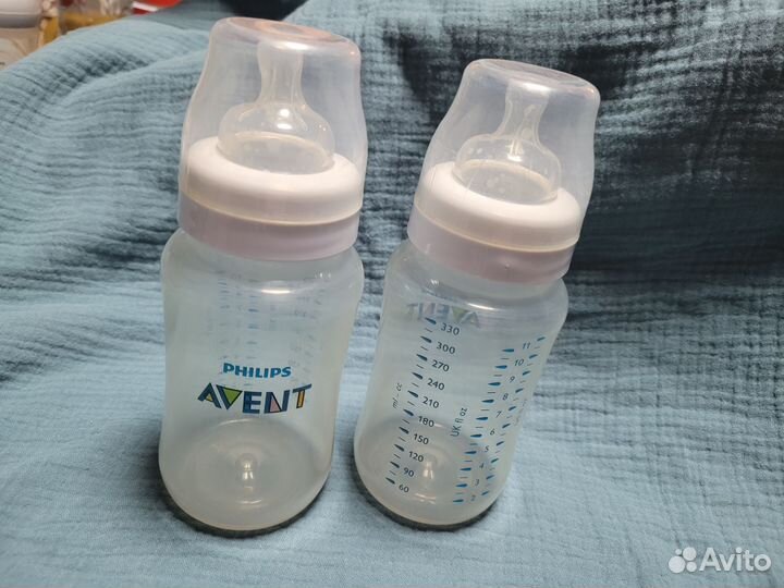 Бутылки philips avent, medela calma,контейнеры