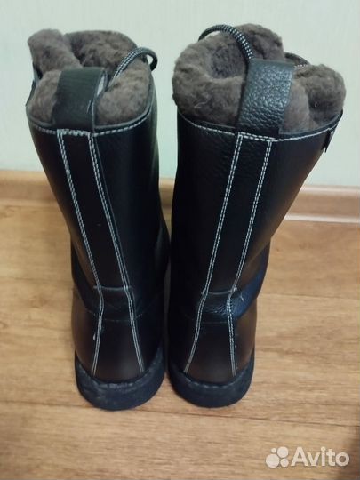 Мужские кожаные ботинки 41размер