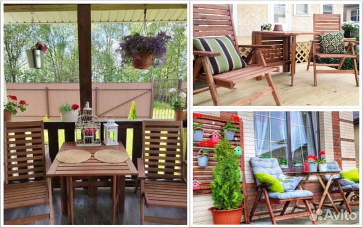 Садовая мебель IKEA для дома и дачи из дерева из р