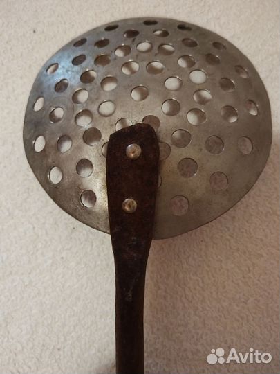 Черпак - шумовка для зимней рыбалки СССР