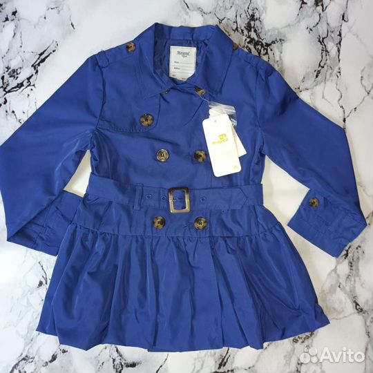 Плащ тренч для девочки 116