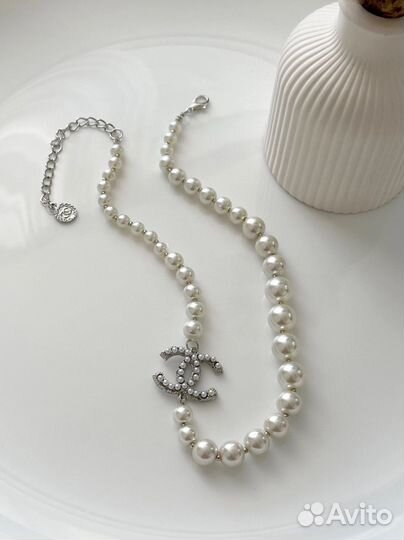 Чокер из жемчуга chanel