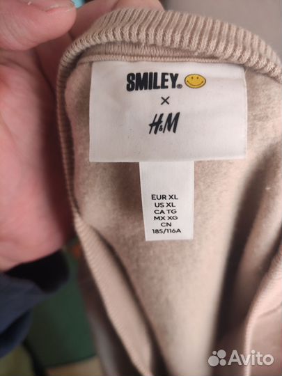 Свитшот H&M X Stay Smiley XL